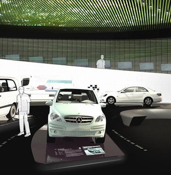 Im Mercedes-Benz Museum wird ab dem 30. Januar 2011 noch mehr als 125 Jahre Automobilgeschichte erlebbar: Der neu inszenierte Ausstellungsraum Mythos 6 Aufbruch